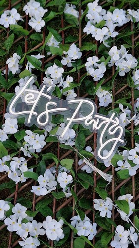 Neon led sign wall light - wall, lets