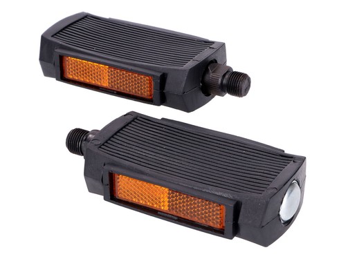 Universal square moped pedals - square,