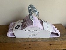 Laura Ashley Velvet Hangers Set Of 25 Slim Anti Slip Pink