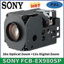 SONY FCB-EX980SP 26x Optical Zoom Color Block CCTV System Analog Camera Module