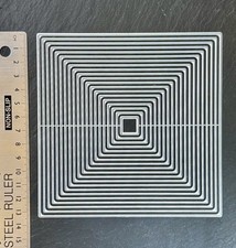 Square metal die Set X20
