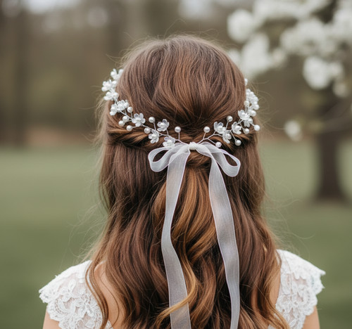 Flower girl pearl - flower,