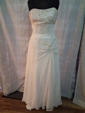 Wedding dress size 14 ivory