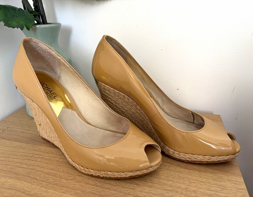 Michael kors beige patent - kors,