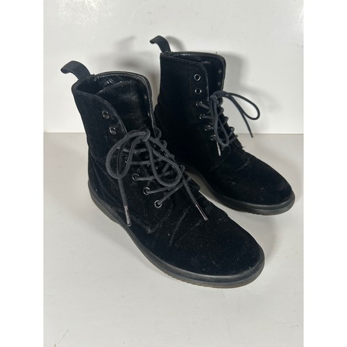 Martens evan black velvet - evan,