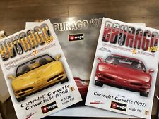 1 Vintage Burago Model car catalogue plus 2 leaflets 1997/98