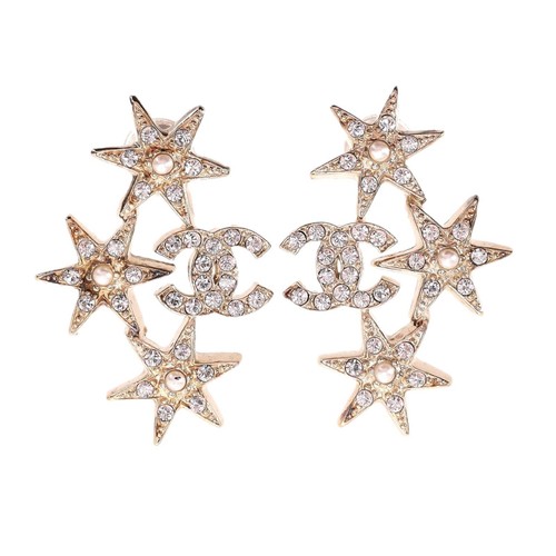 Chanel logo star crystal - chanel, 'cc'