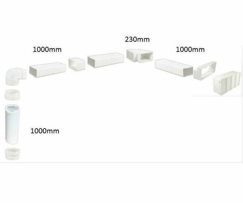 Cooker hood ducting kit - ducting,