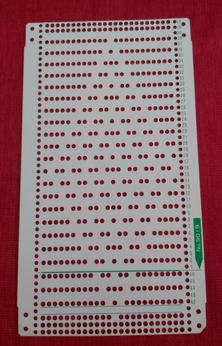 Punchcard from the toyota - a,