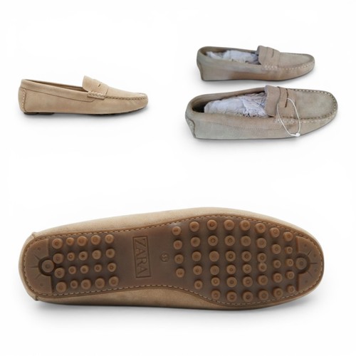 Zara women beige suede - zara,