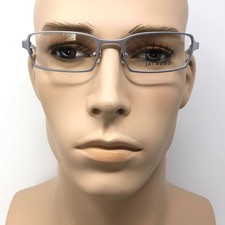 Jai Kudo M12 Glasses Frames Silver Full Rim Eyeglasses Spectacles Frame Only