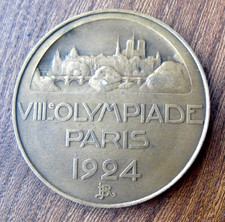 1924 Paris Olympic Participant Medal