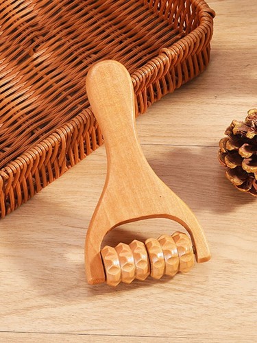 Wooden massage roller body - wooden,
