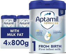 4 x 800g Aptamil Advanced 1
