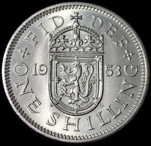 One shilling 1953 - uk,