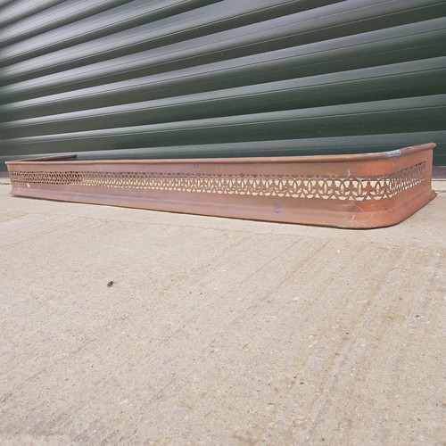 Vintage pierced copper - pierced,