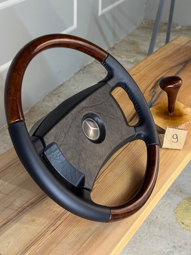 Wood steering wheel mercedes - wood,