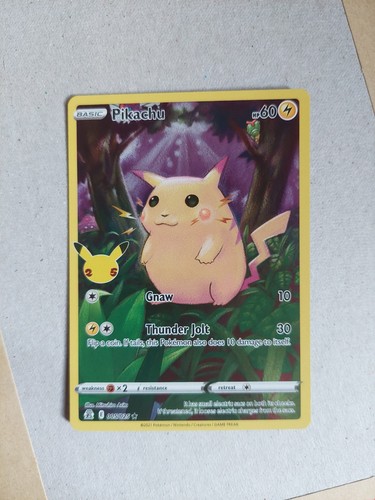 Pikachu celebrations card - pikachu,