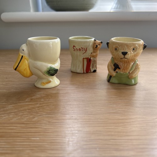 Vintage novelty egg cups - novelty,