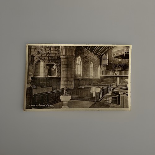 Vintage postcard interior - vintage,