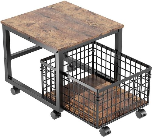 Mobile mini fridge stand - fridge, with