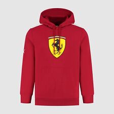 Scuderia Ferrari F1 Official Shield Logo Hoodie PUMA Red 2025 Free UK Shipping