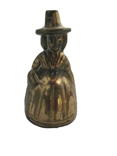 Vintage brass welsh lady - brass,
