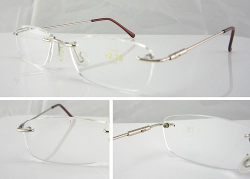 Superb quality rimless - rimless, reading