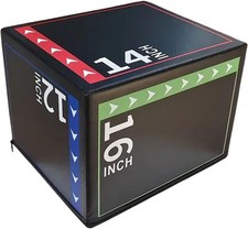 Plyometric Jump Box | Jumping Exercise Equipment Kids Adults Heavy Duty Home Gym