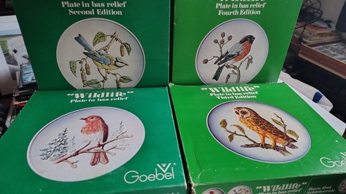 Goebel bird plates - bird,