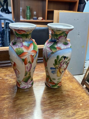 Japanese colourful vase - vase, 2