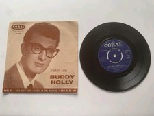 Buddy Holly Rave On EP Vinyl 7" Record FEP 2005 1958 
