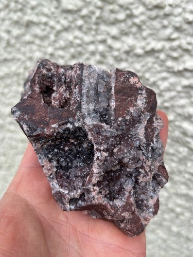 Quartz crystals hematite - crystals,