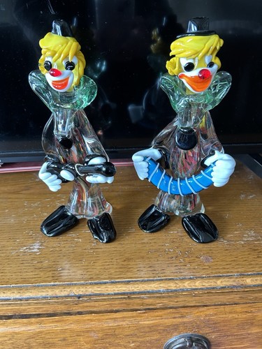 Pair vintage murano - of,