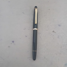 Vintage Reform Black Lacquer Gt Fountain Pen Piston Filler W.Germany 1970s