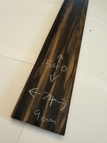 Macassar ebony guitar - ebony,