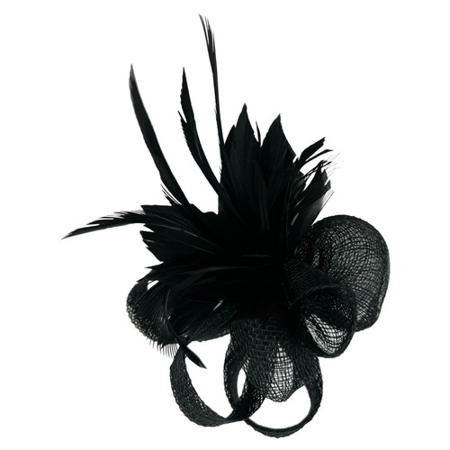 Small feather flower hair - small,