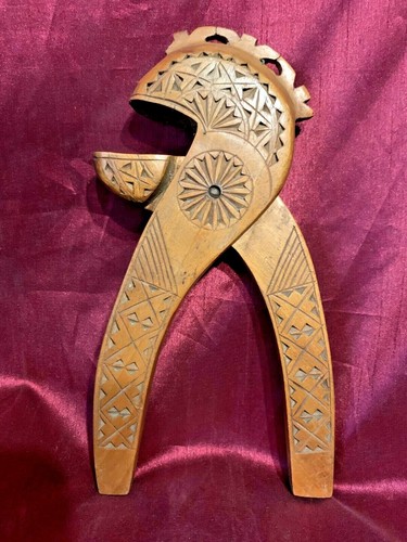 Yugoslavian wooden nut cracker - yugoslavian,