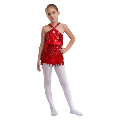 Girls sequin fringe - uk, latin