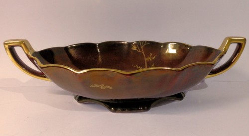 Crown devon large red lustre - large,