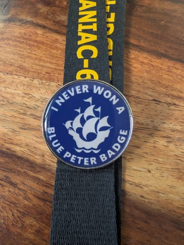 Never won blue peter badge - won,