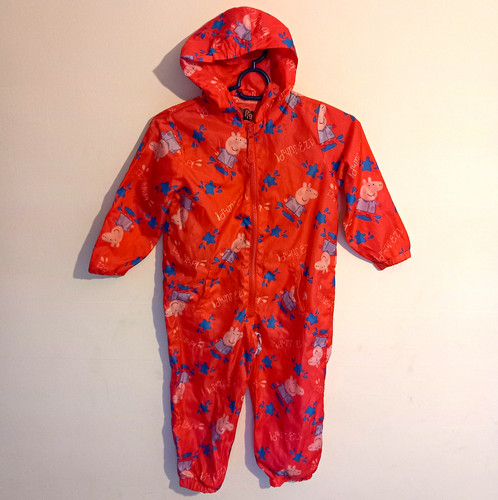 Peppa pig hooded snowsuit - pig,