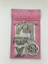 5x Silver Metal Craft Charm