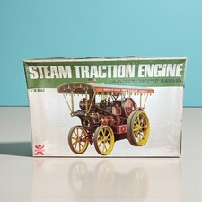BANDAI STEAM TRACTION ENGINE 1/16 SCALE GARRETT 1919 MODEL. COMPLETE CONTENTS