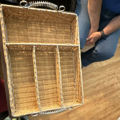 Rectangular braided wicker - braided,