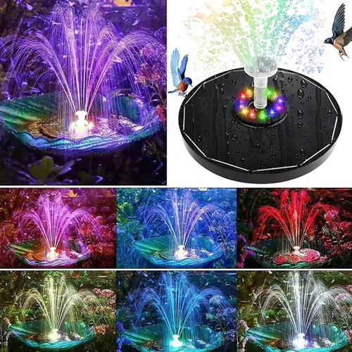 Solar powered fountain water - solar,