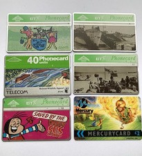 BT and Mercury Commmunications Phonecards incl. Blue Peter, Dandy & D-Day