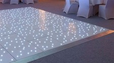White starlit dance floor for - dance,