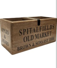 Assorted Collections Rustic Antique Vintage SPITALFIELDS Wooden Boxes Crates