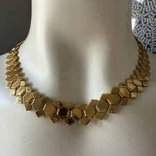 Trifari Vintage Fancy Link Necklace 17” Gold Plated